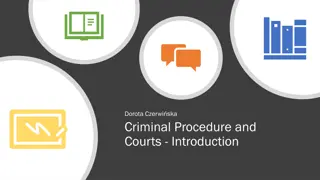 Introduction to Criminal Law and Procedure: Overview and Analysis