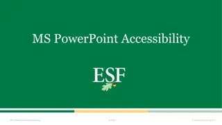 Enhancing PowerPoint Accessibility: Tips for Inclusive Presentations