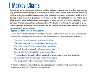 Types of Stochastic Processes and Variables