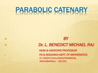 Difference Between Catenary and Parabolic Curves