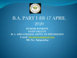 Learning: Insights from Psychology
