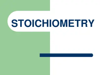 Stoichiometry: Quantitative Study of Reactants and Products