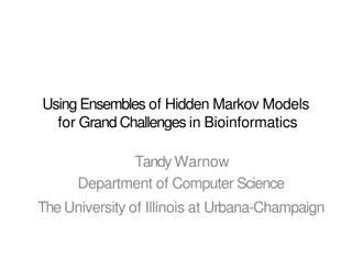 Ensembles of Hidden Markov Models in Bioinformatics Challenges