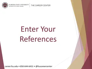 Optimize Your References for Career Success