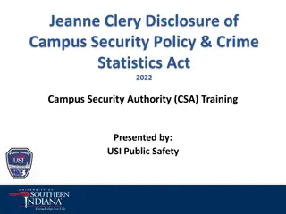 Importance of the Clery Act for Campus Safety