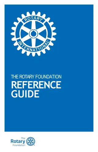 The Rotary Foundation Reference Guide