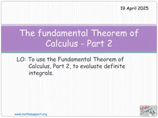 Fundamental Theorem of Calculus Part 2: Evaluation Theorem Explained