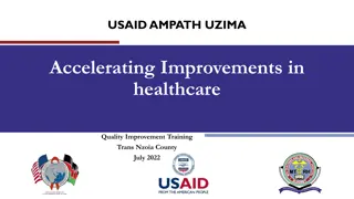 Accelerating Healthcare Improvements through Quality Improvement Training