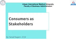 Consumers as Key Stakeholders in Business Operations