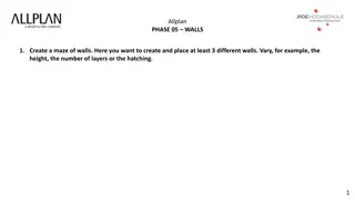 Create a Maze of Unique Walls in Allplan Architecture Software