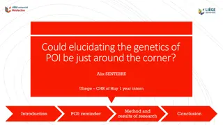 Elucidating the Genetics of POI