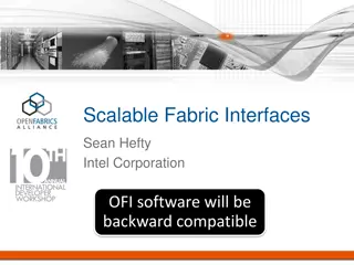 Enhancing Application Scalability through Scalable Fabric Interfaces and Communication Optimization