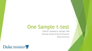 Conducting a One-Sample T-Test at Duke University