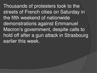 Protests Continue in French Cities Despite Strasbourg Attack