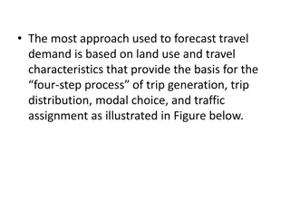 Forecasting Travel Demand Through Urban Traffic Analysis Zones