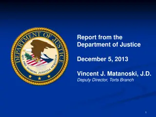 Department of Justice Report - Statistics and Glossary for Petitions Filed and Adjudicated