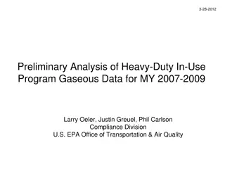 EPA Heavy-Duty In-Use Program Analysis 2007-2009