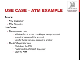 ATM Use Cases and Sequences