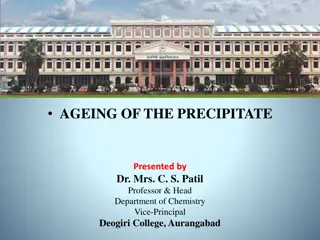 Ageing of Precipitates in Chemistry