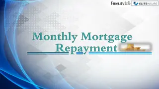 Monthly Mortgage Repayment Cover