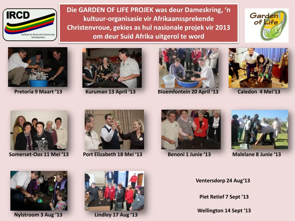 The Garden of Life Project - Promoting Culture and Community Engagement