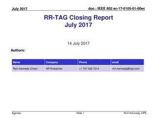 IEEE 802.ec-17-0105-01-00ec Closing Report July 2017