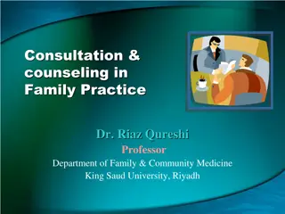 Consultation and Counseling in Family Practice