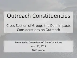 Dam Impact on Constituencies and Outreach Strategies
