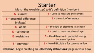 Electricity Fundamentals - Definitions, Models, and Calculations