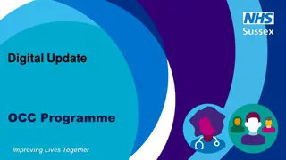 Digital Update and Evaluation for Care Homes and Local Authorities