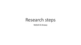 Major Steps in Nursing Scientific Research Process