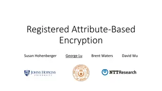 Overview of Attribute-Based Encryption Systems