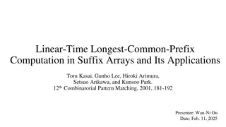 Linear-Time Longest Common Prefix Computation in Suffix Arrays