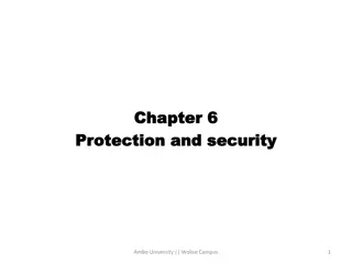 Principles of Protection and Security in Computer Systems at Ambo University