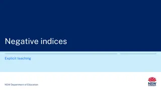 Negative Indices and Half-life in Mathematics