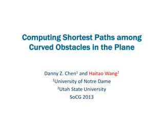 Computing Shortest Paths among Curved Obstacles