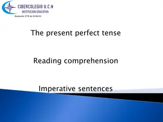 Present Perfect Tense in Imperative Sentences