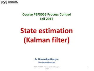 State Estimation in Process Control: Kalman Filter & Real-time Simulation