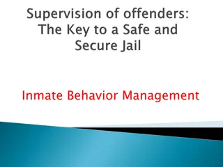 Effective Inmate Behavior Management Strategies