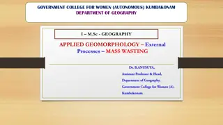 Mass Wasting in Geomorphology