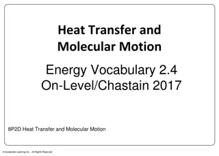 Heat Transfer and Molecular Motion Energy