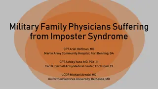 Military Family Physicians Imposter Syndrome Study Results