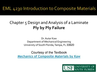 Laminate Ply-by-Ply Failure Analysis in Composite Materials