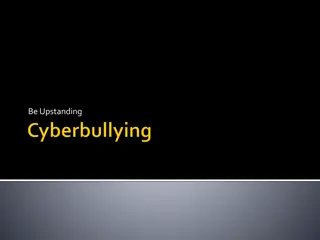Cyberbullying and Taking a Stand