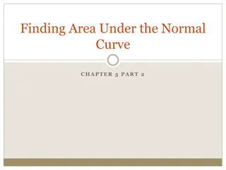 Normal Distribution and Area Calculation