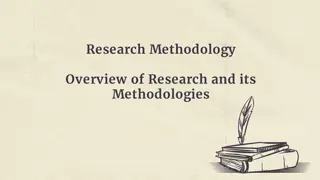 Research Methodology and Its Purpose