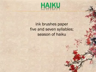 Crafting Haiku: A Creative Journey through Nature and Art