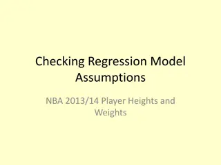 Regression Model Assumptions and Normality Testing in NBA Player Data