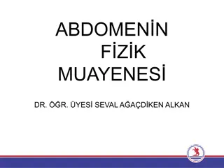Abdominal Examination: Localization Techniques and Normal Findings