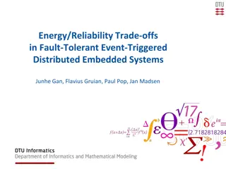 Energy Reliability Trade-Offs in Fault-Tolerant Embedded Systems